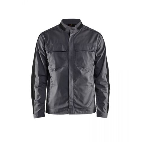 Veste de travail industrie stretch 2D 4444 Gris/Noir S (1/5)