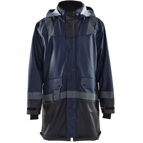 Manteau de pluie niveau 2 4321 - Marine foncé/Noir XS (1/2)