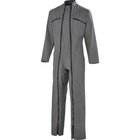 COMBINAISON 2 ZIP ESSENTIELS GRIS ACIER 3XL - FR(60-62) (1/2)