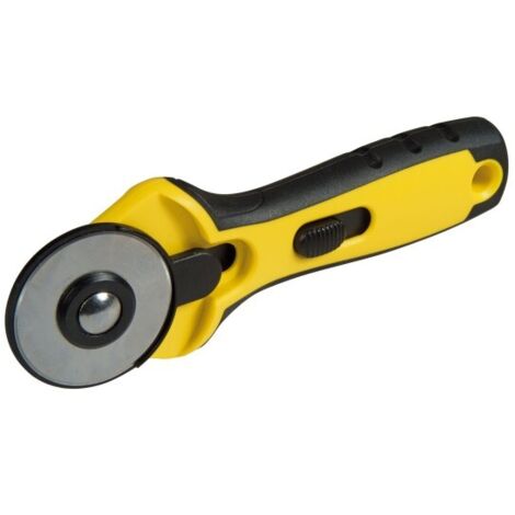 Stanley – Couteau circulaire 45 mm STHT010194 – Lame en acier pour coupes précises – Poignée bi-matière ergonomique – Verrouillage automatique (1/5)