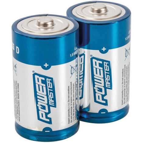 Piles alcalines Super LR20 - type D - 2 pcs (1/4)