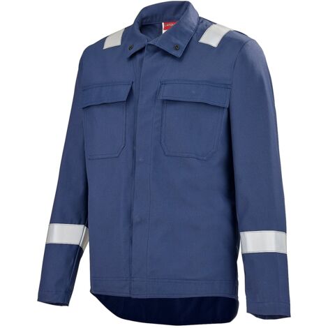 Veste Polaire Fluorescente Elysee Valentin Taille XL - Jaune/bleu Marine, Bandes Réfléchissantes, Pour Travail