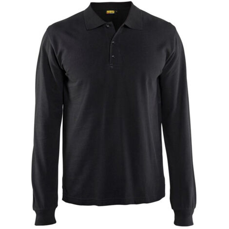 Polo de travail manches longues 3388 - Noir M