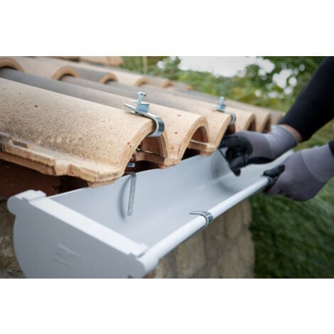 Boite de 50 - Fixation pour tuile - Zingué Petite - 22mm