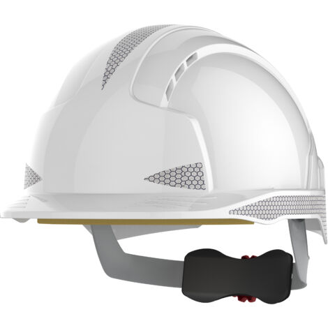JSP – Casque de sécurité crémaillère ventilé EPI – Norme EN 397 – Protection contre les chocs – Conception aérée pour confort prolongé
