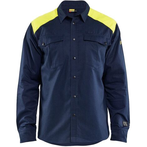 Chemise De Travail Bleue Taille 4 - Neuf Sous Emballage, Coupe Classique