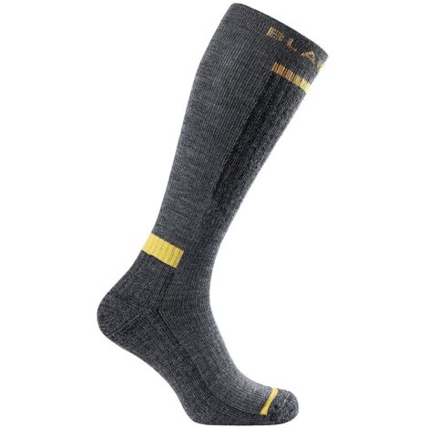 Chaussettes Mi-bas Zanzi En Laine Et Polyamide - Taille 40/41, Tricolore Gris/noir, Made In France