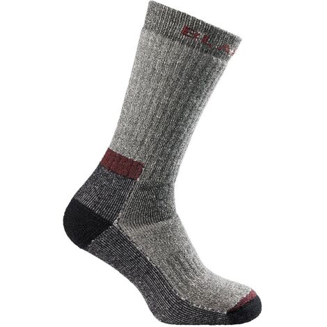 Chaussettes lourdes en laine 2503 - Noir melange 43-45
