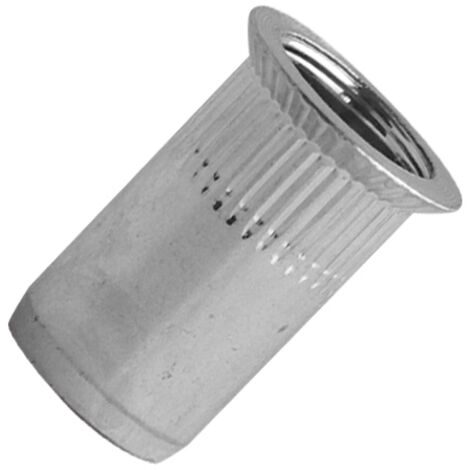 Ecrous crantés acier tête fraisée M5X40 boîte de 500 - SCELL-IT - TCK0540
