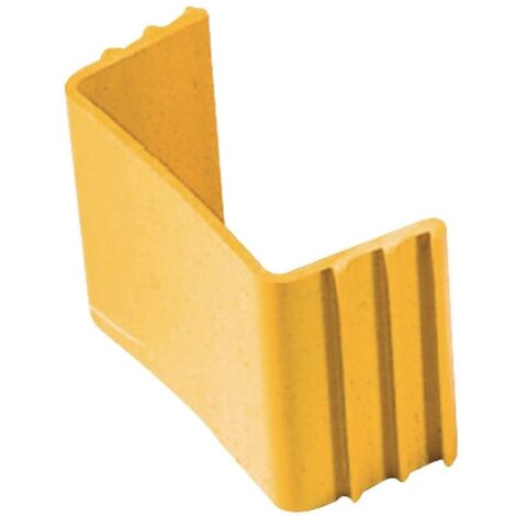 Clips de maintien - Réglable Jaune 60x45 mm