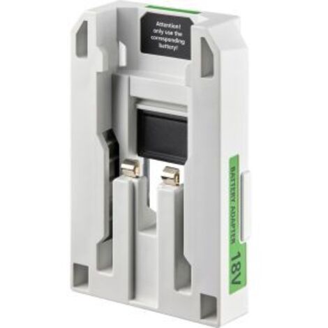 Laserliner – Adaptateur de batterie Festool BlackLine – Compatible avec outils Festool – Performance optimale – Pour batteries 18V