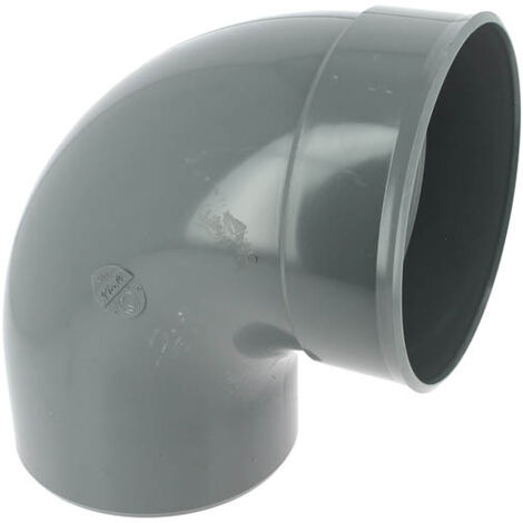 NICOLL Coude 87°30 PVC évacuation  Mâle Femelle Ø200