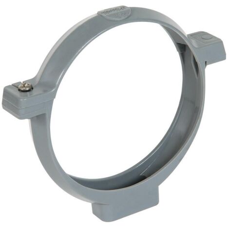 Nicoll – Collier de fixation murale en polypropylène injecté – Épaisseur embase 12mm – Pour canalisations horizontales et verticales – Amortissement des bruits