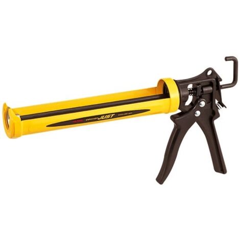 Tajima CNV-JUST/Y1 Pistolet pour cartouches à mastic, Noir/jaune