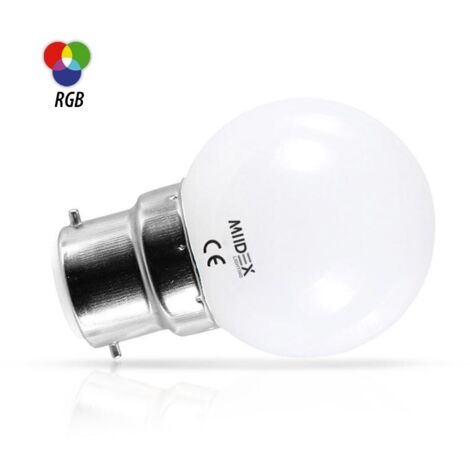 Ampoules de couleur B22 Bulb RGB