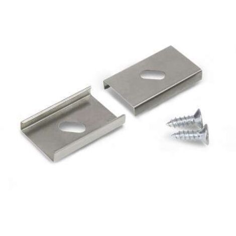 Lot de 2 Supports de Montage Souple pour Profilé LED 14,4mm