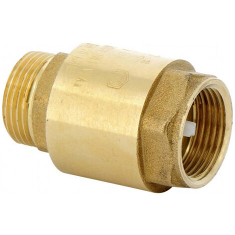 Sferaco – Clapet anti-retour laiton PN25 MF Ø3/4' (20/27) – Système à double guidage pour réseaux d’eau potable et chauffage