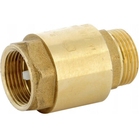 Clapet de retenue toutes positions Laiton PN25 Mâle / Femelle Ø3/8" (12/17) - Sferaco