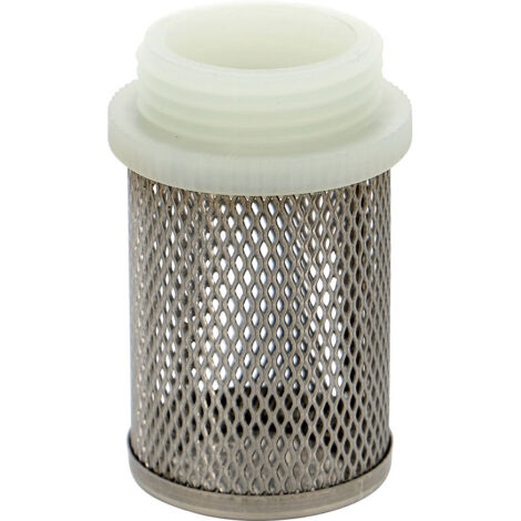 Crépine inox - Filetage nylon mâle 3" (80/90) - Sferaco