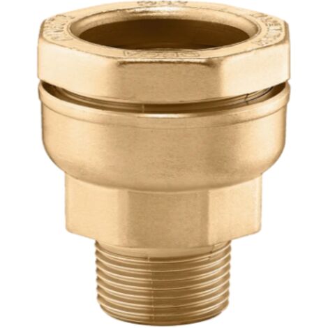 Raccord laiton à serrage extérieur DECA droit mâle - Série 862 20-3/8" (1/2)
