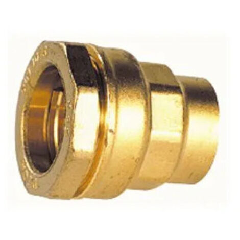 Raccord droit DECA pour PE en 25, femelle 15X21 (1/2") (1/4)