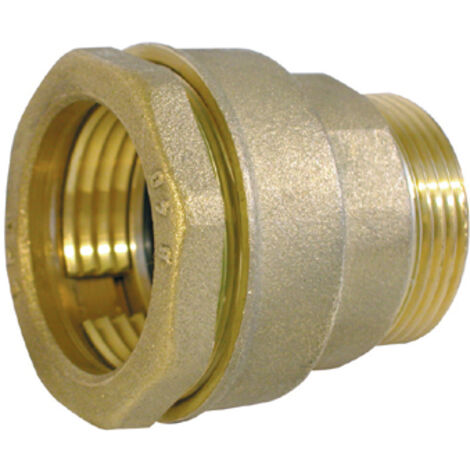 Sferaco – Raccord laiton droit mâle 3/4'' Ø27 – Filetage plomberie – Pour tube PE – Installation facile – Réutilisable pour réseaux d'eau (1/3)