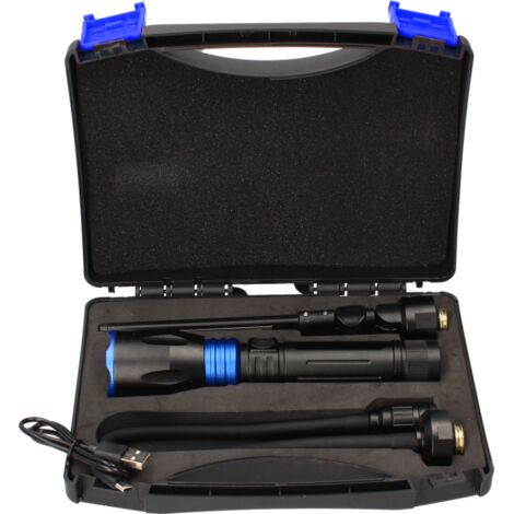 Mallette lampe rechargeable 3 têtes interchangeables BX3in1 - 9W - 650/480/220lm (1/2)