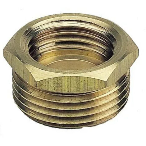 Réduction laiton simple MF 6pans - 241G M12x17  F8x13