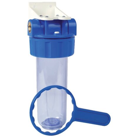 Orion – Filtre sous évier 9 pouces – Support cartouche filtration – Qualité alimentaire – Raccordement cuivre/plastique – Température 45°C