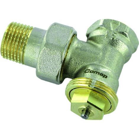 robinet thermostatique de radiateur - r808 - 12 x 17 - equerre - m28 - comap r808603