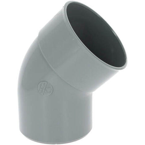 coude pvc 45degre m/f 125 cx4