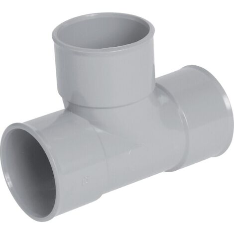 Nicoll – Té pied de biche PVC femelle-femelle 87°30 – Ø 32 mm – Raccordement pour évacuation eaux usées – Assemblage à coller - TF188