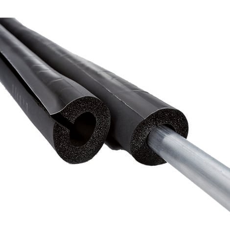 Gaine isolante fendue à recouvrement adhésif - ep 13mm - Long 2ml Ø15