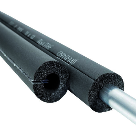 NMC – Gaine isolante fendue adhésif double encollage – Épaisseur 13mm – Longueur 2m – Diamètre Ø42mm pour câbles et tuyaux - LONG 2 ML