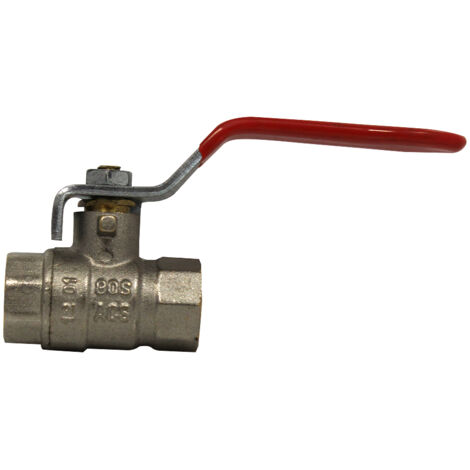 Vanne à sphère Passage intégral PN30 ACS rouge F/F 3/8"(12x17) SFERACO