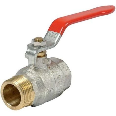 Vanne à sphère PN30 Passage Intégral ACS Poignée rouge M/F 3/8"(12x17) SFERACO