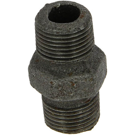 MAMELON DOUBLE MÂLE 280 NOIR 3/8'' 12/17 - VIRFOLLET - 28001002