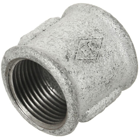 Manchon droit 270 double Femelle 33/42 galvanisé - VIRFOLLET -  27005006