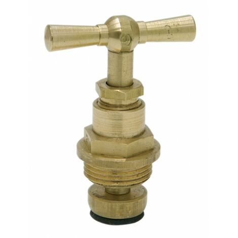 Sanitaire-Distribution – Tête de robinet laiton 1/2' (15x21) – Installation simple avec joint – Pour systèmes de plomberie résidentiels – Contrôle du flux d'eau