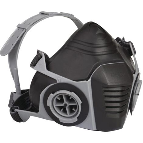 Demi-masque Jupiter - nu Noir/Gris (1/3)