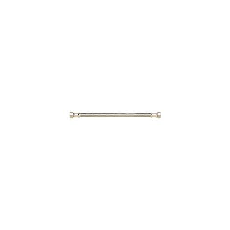Flexible Tressé Inox série PLUS - Sanitaire/Plomberie - Ø13mm - Femelle/Femelle égale 15x21 - L1000mm (1/2)