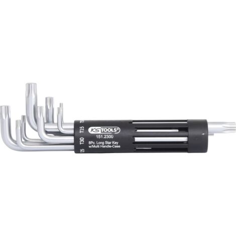 KS Tools - Jeu de 8 clés mâles Torx longues T10-T50 - 151.2300