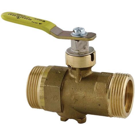 Robinet d'arrêt gaz à boisseau sphérique Male - Male 26X34 - calibre 20