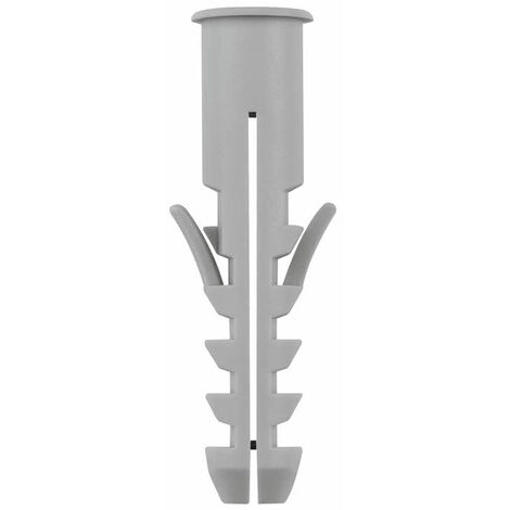 Boite de 100-Cheville nylon avec collerette Filetage M6 Diam. 6 mm L 30 mm INDEX-TACOL06