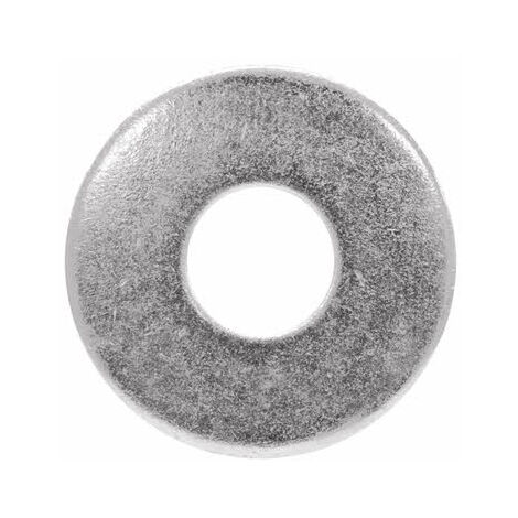 Rondelle plate large - Zinguée M14 - Boite de 100