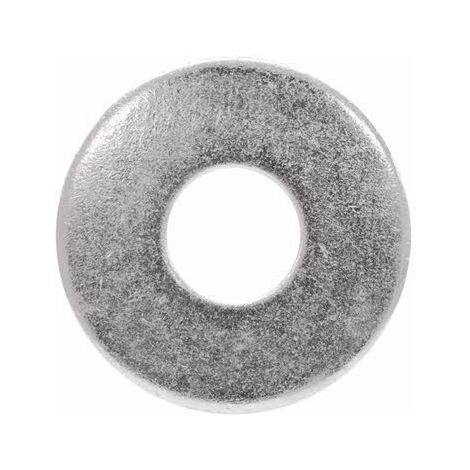 Rondelle plate large - Zinguée M14 - Boite de 100
