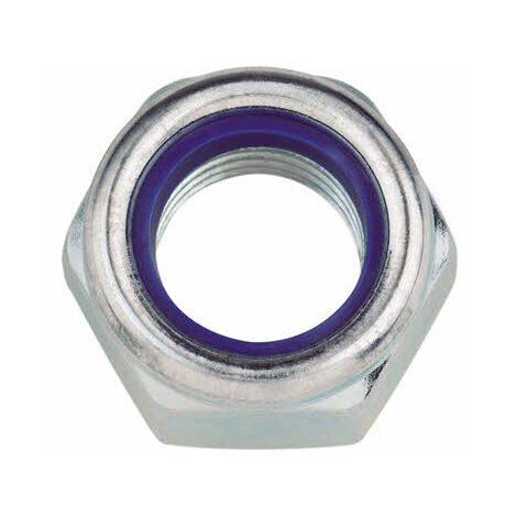 Index – Lot de 100 écrous frein autobloquant M12 DIN-985 zingué – Fixation sécurisée pour assemblages de tôles – Applications professionnelles - DZ98512