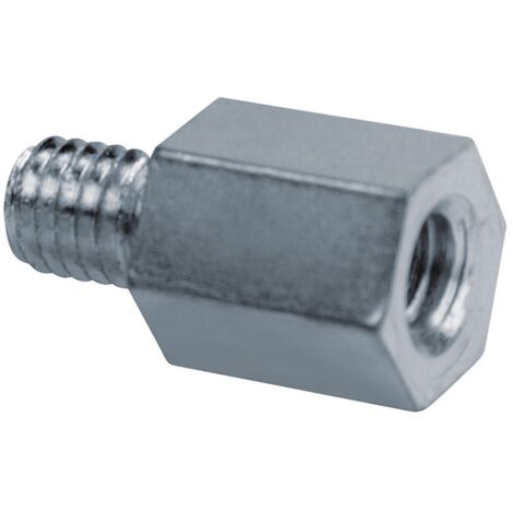 Raccord de réduction acier zingué femelle M8 male M7 – Boîte de 50 – Pour assemblage mécanique précis et durable – Profix