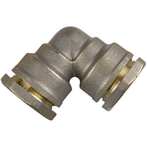 Manchon coudé laiton PEHD Ø20 - ACS 16 Bar - Arco