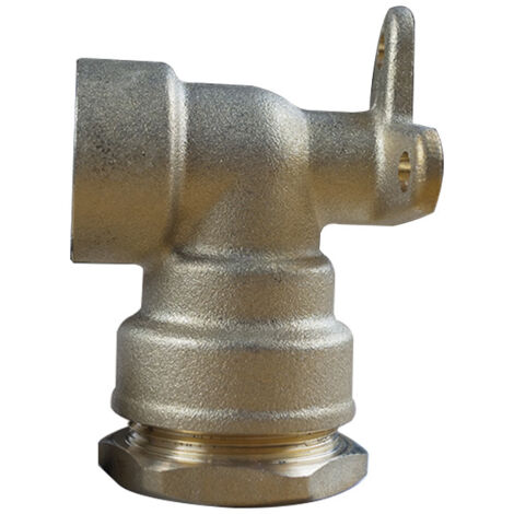 Coude laiton applique PEHD Ø25 Femelle 3/4" (20/27) - ACS 16 Bar - Arco